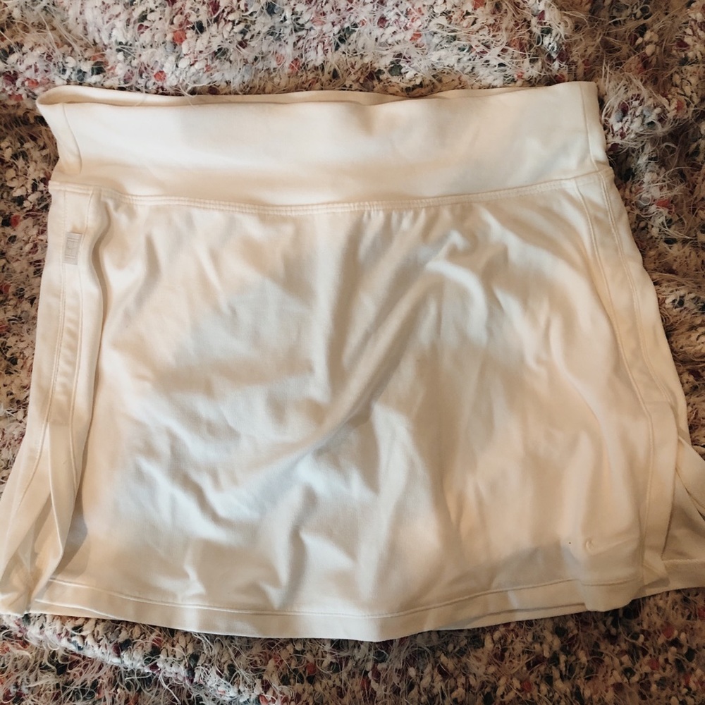 brand new white nike tennis skirt size xs